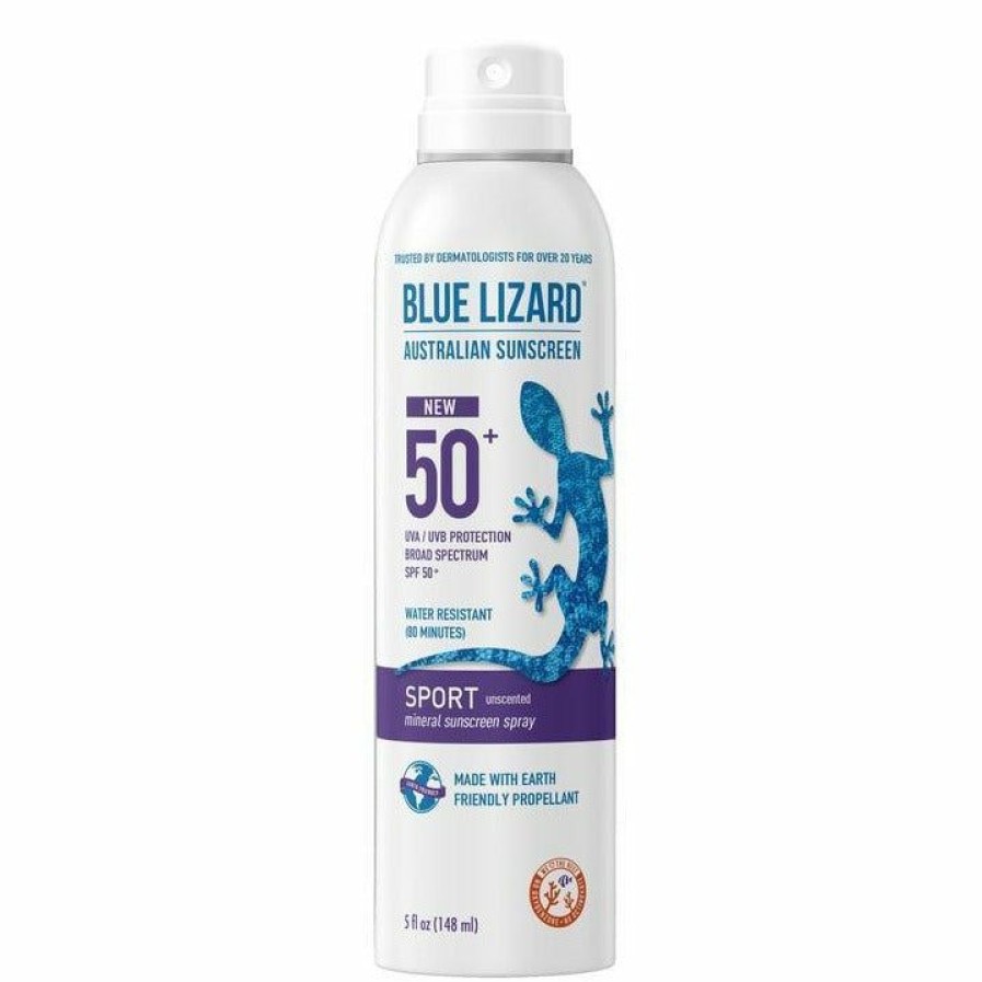 Paraben Free Skincare * | Shop Blue Lizard Australian Sport Mineral Sunscreen Spray Spf 50+