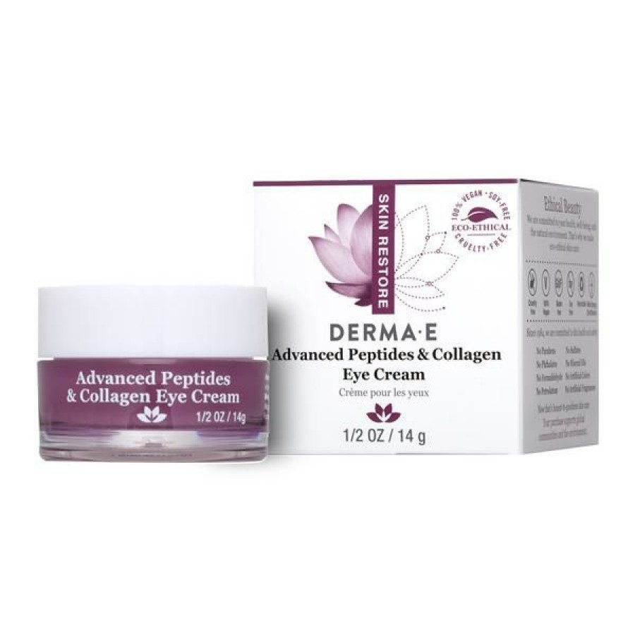 Serums And Treatments * | Cheap Derma E Advanced Peptides And Collagen Eye Cream