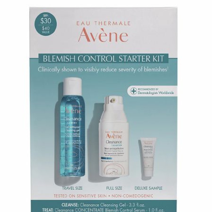 Paraben Free Skincare * | Excellent Quality Avene Cleanance Blemish Control Starter Kit