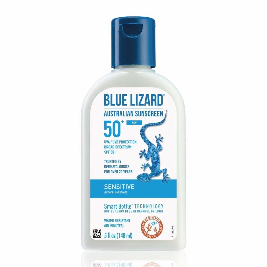 Sunscreen * | Online Sales Blue Lizard Australian Sensitive Mineral Sunscreen Spf 50+