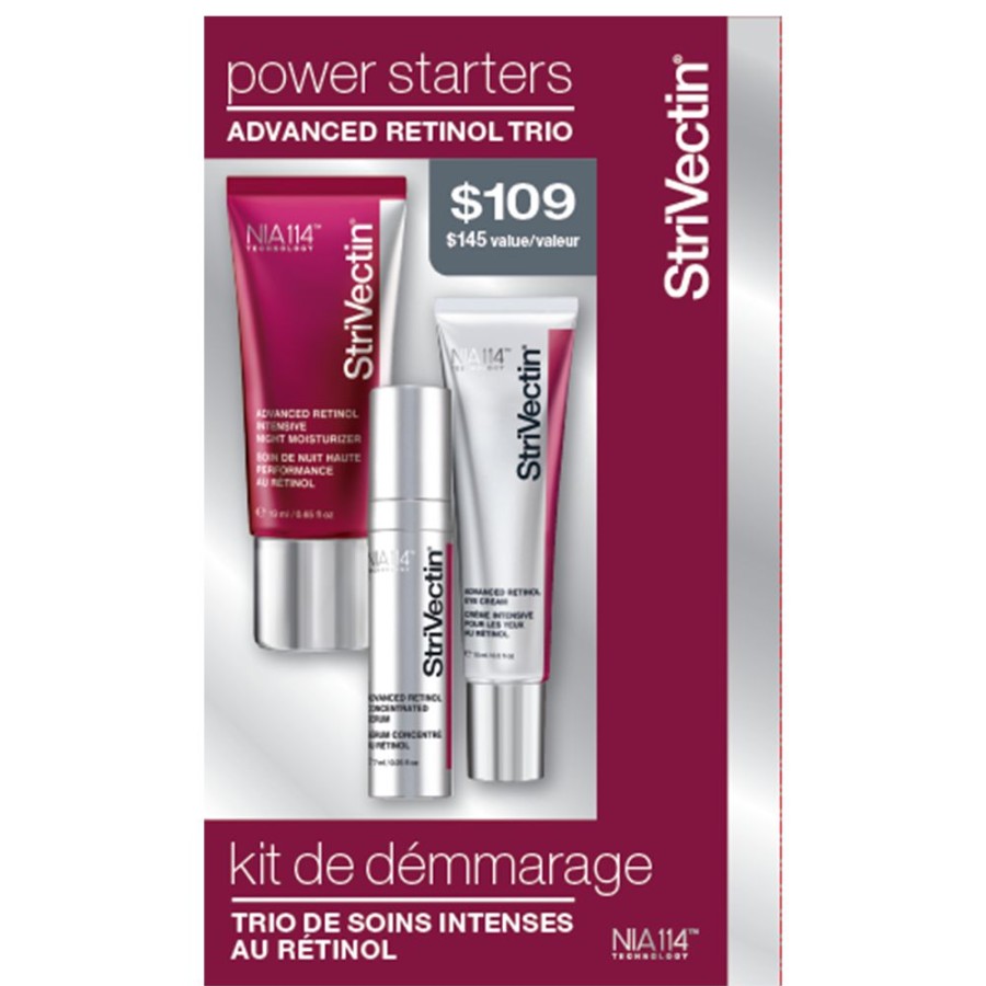 Moisturizers * | Clearance Strivectin Power Starters Advanced Retinol Trio