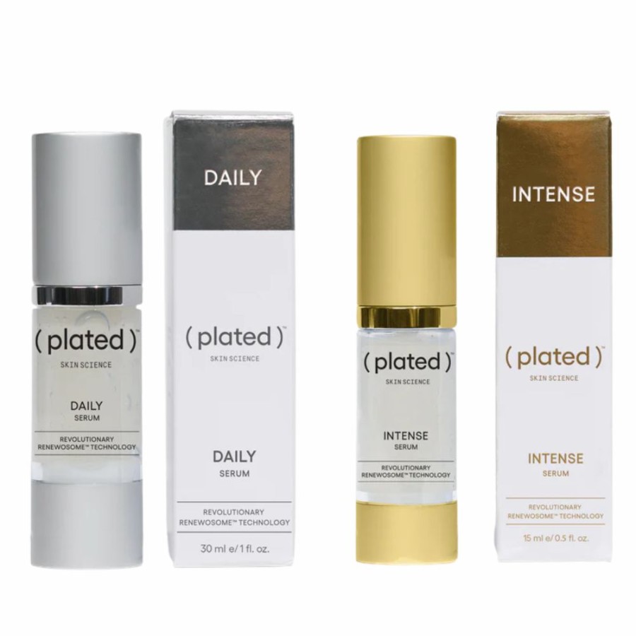 Serums And Treatments * | Plated Skin Science Lower Prices Plated Skinscience Daily + Intense Serum Duo