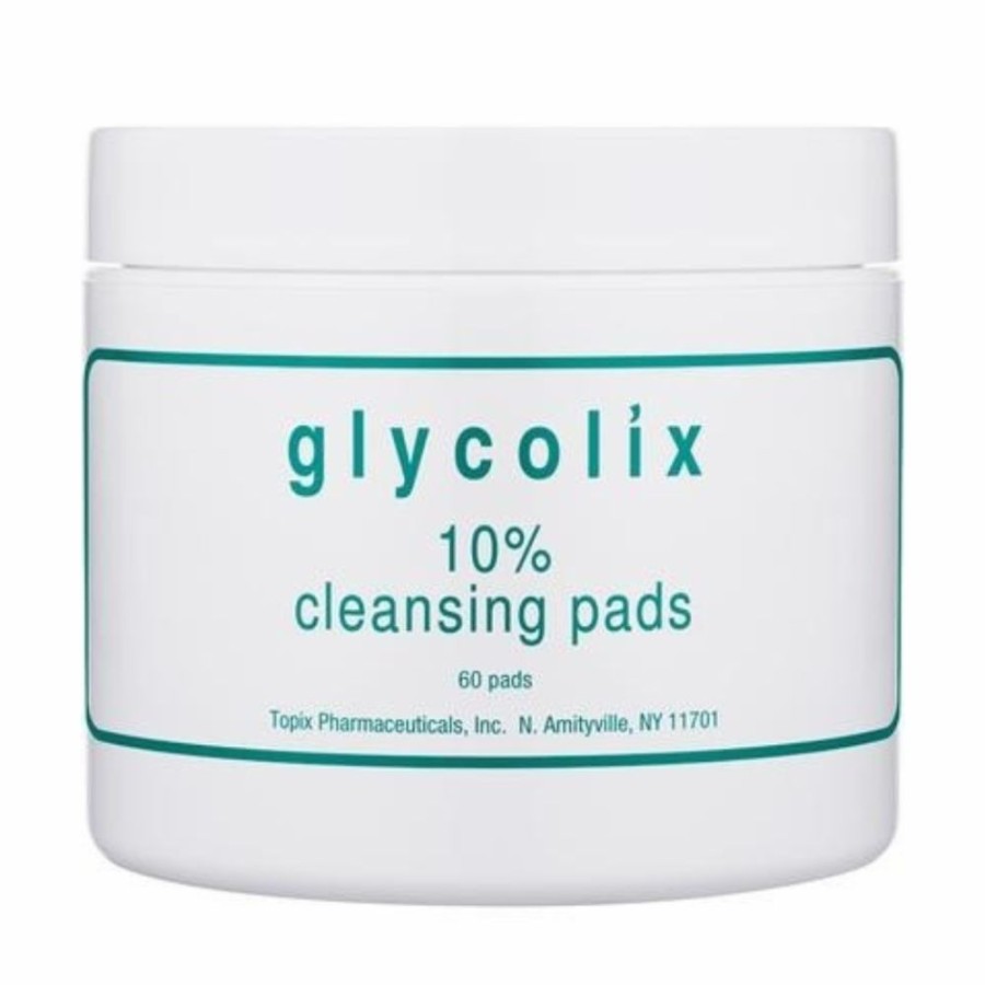 Toners And Facial Mists * | Crazy Deals Glycolix 10% Cleansing Pads, 60 Pads