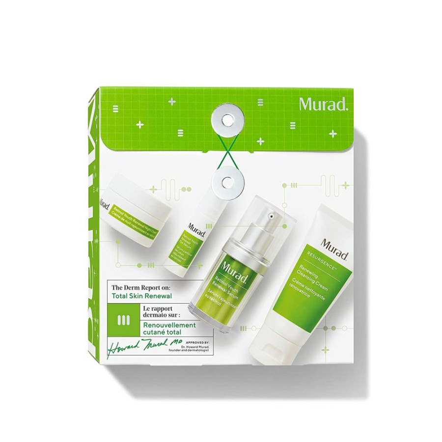 Paraben Free Skincare * | Attractive Murad The Derm Report On: Total Skin Renewal Set