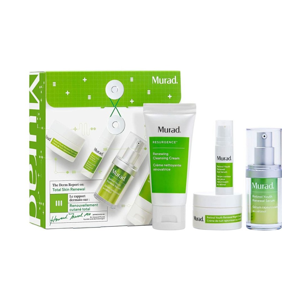 Paraben Free Skincare * | Attractive Murad The Derm Report On: Total Skin Renewal Set