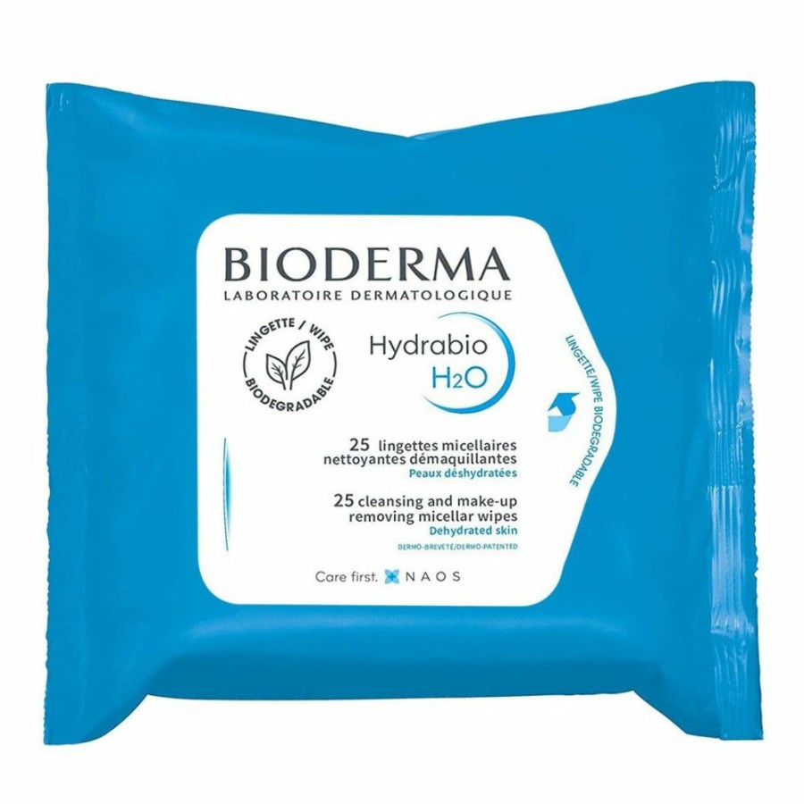 Paraben Free Skincare * | Flash Sale Bioderma Hydrabio H20 Cleansing And Makeup Removing Micellar Wipes