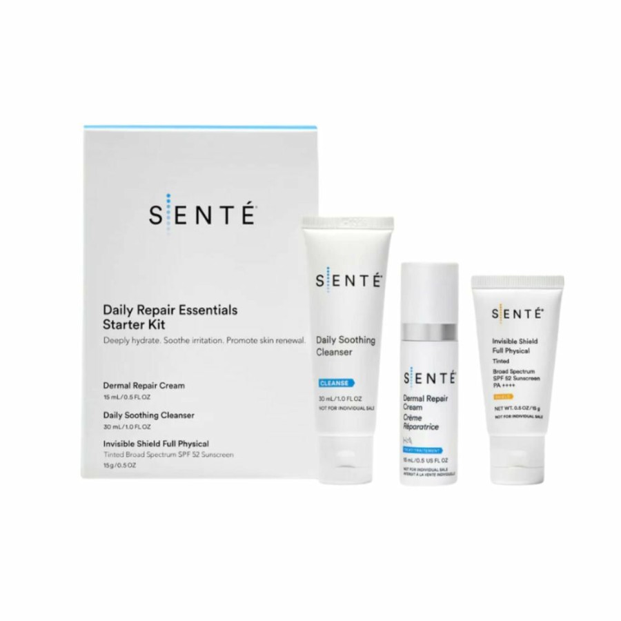 Fragrance Free Skincare * | Crazy Deals Sente Daily Repair Essentials Starter Kit