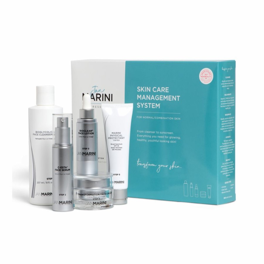 Exfoliators * | Special Jan Marini Skin Care Management System Normal/Combination Skin With Marini Physical Protectant Spf 45