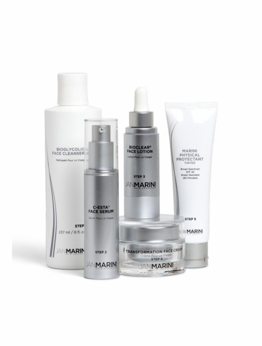 Exfoliators * | Special Jan Marini Skin Care Management System Normal/Combination Skin With Marini Physical Protectant Spf 45