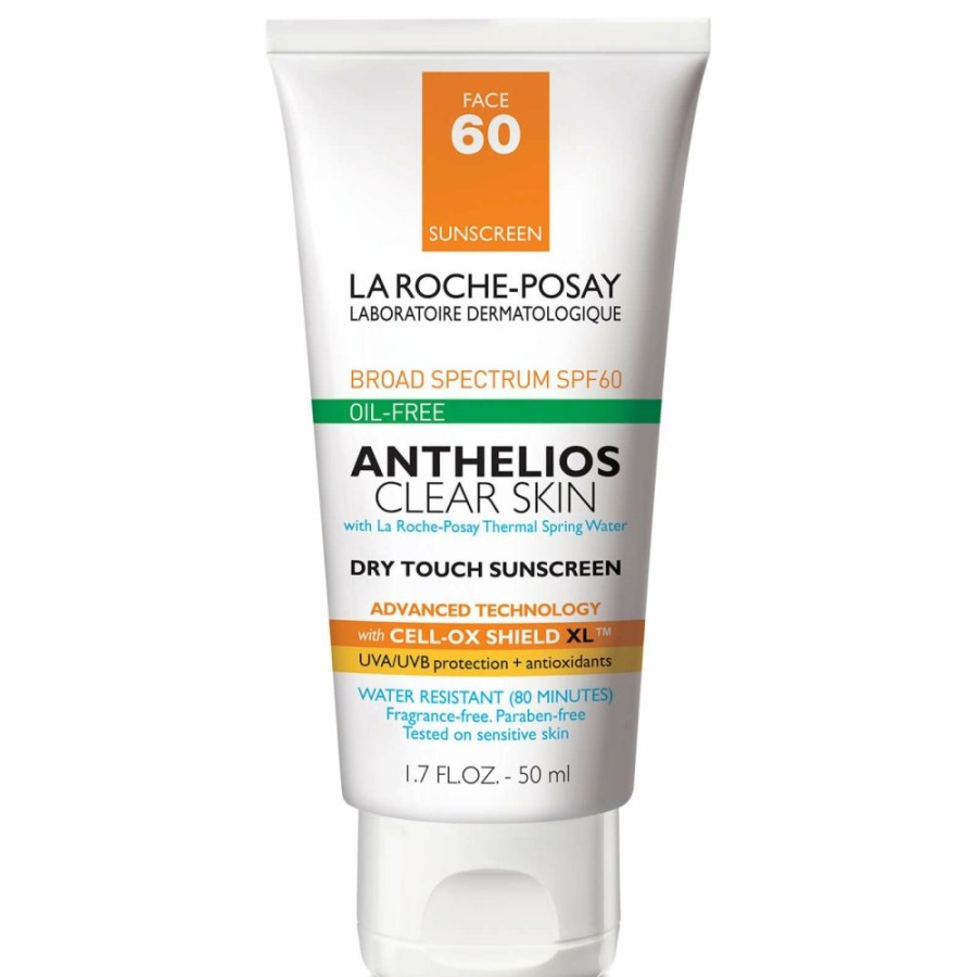 Sunscreen * | Clearance La Roche-Posay Anthelios Clear Skin Dry Touch Sunscreen Spf 60