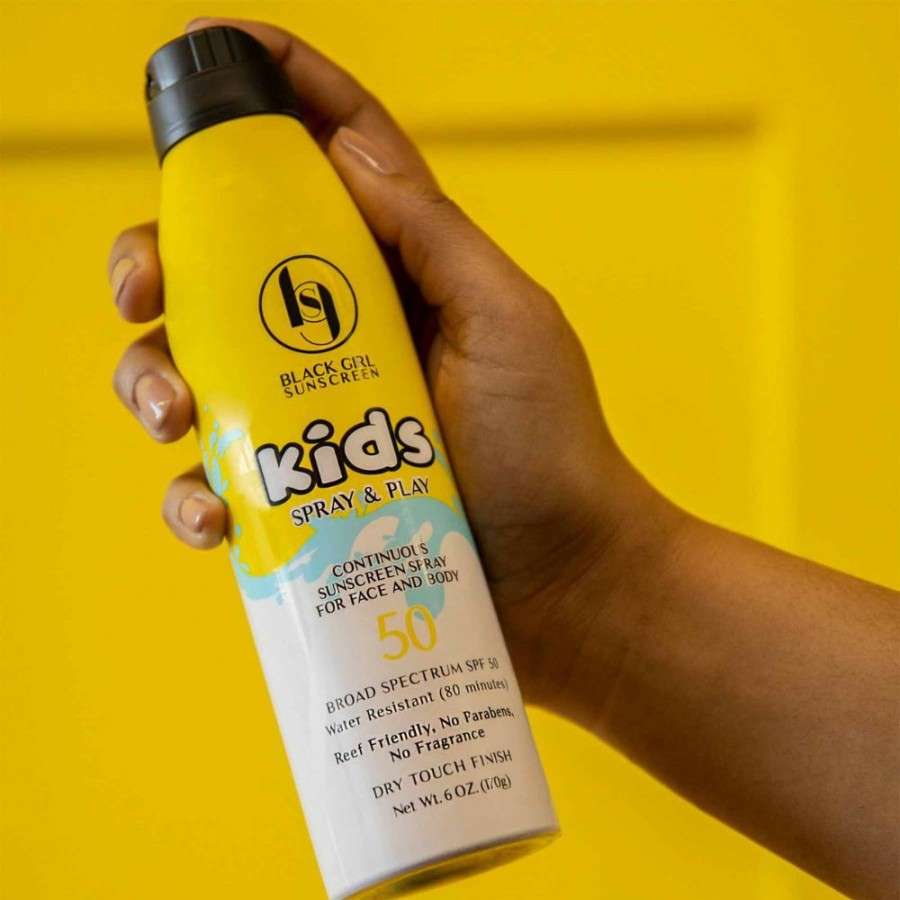 Sunscreen * | Online Sales Black Girl Sunscreen Kids Spray & Play Spf 50