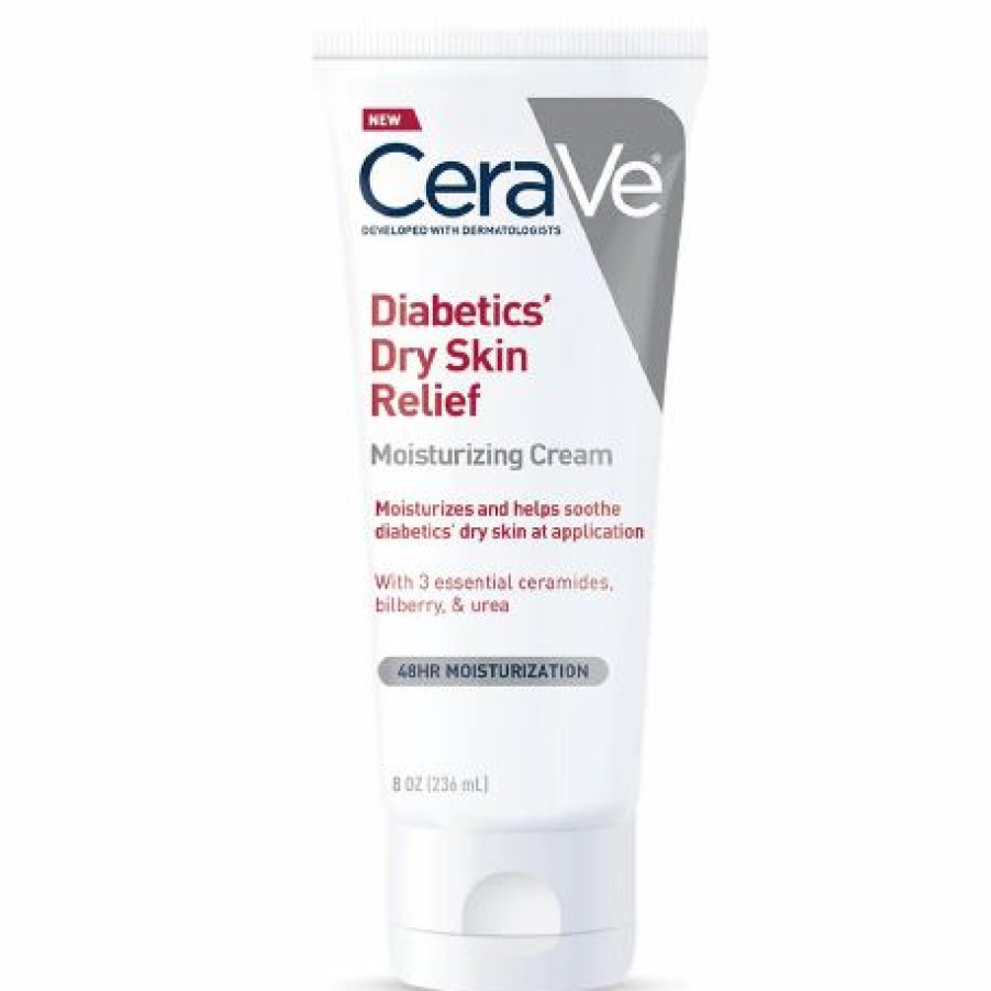 Fragrance Free Skincare * | Promotions Cerave Diabetics' Dry Skin Relief Moisturizing Cream