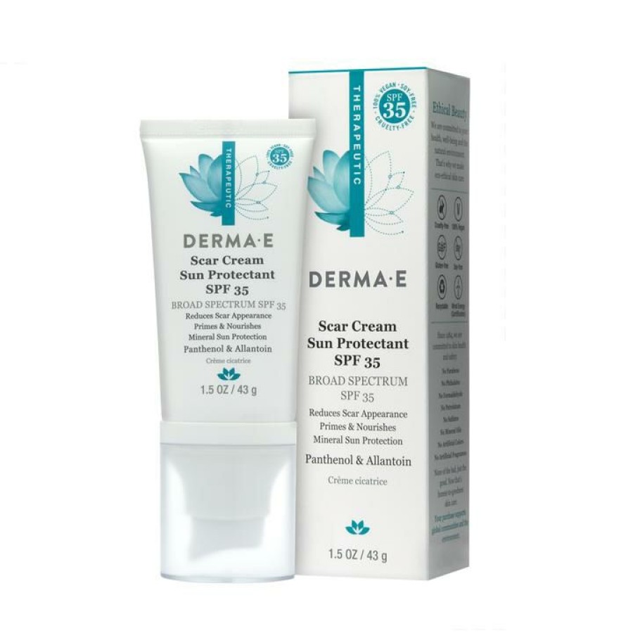 Paraben Free Skincare * | Outlet Derma E Scar Cream Sun Protectant Spf 35