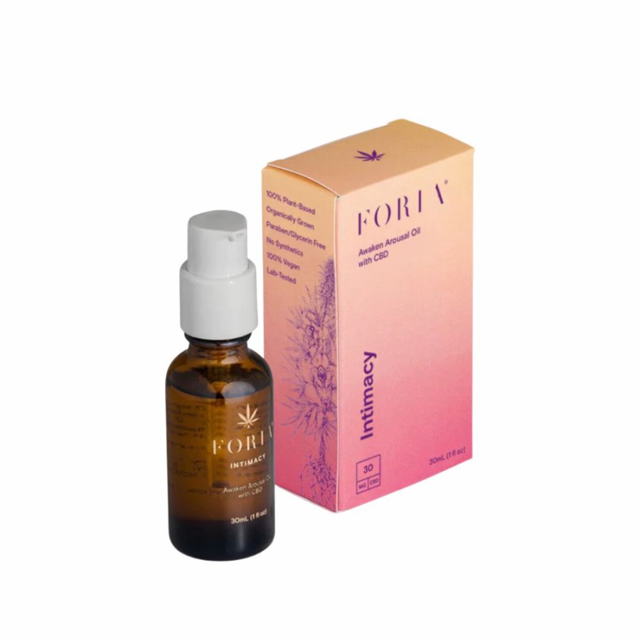 Sexual Wellness * | Good Quality Foria Intimacy Awaken Arousal Oil With Cbd