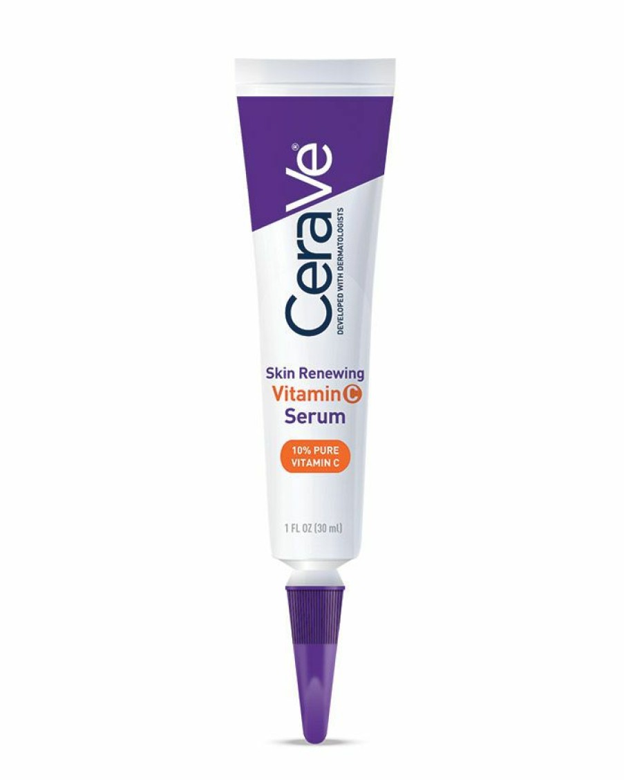 Fragrance Free Skincare * | Online Sales Cerave Skin Renewing Vitamin C Serum