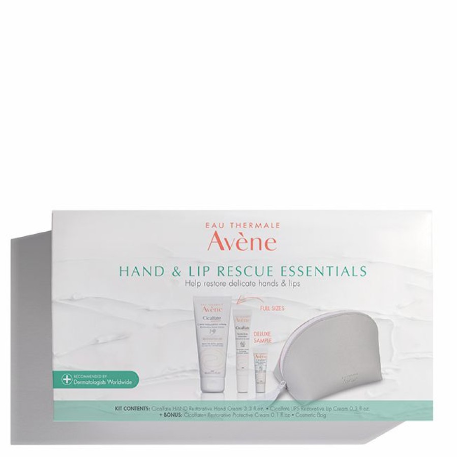 Lip Care * | Hot Selling Avene Hand & Lip Rescue Essentials Set