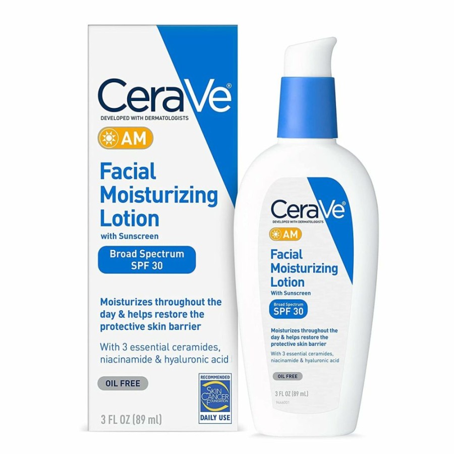 Fragrance Free Skincare * | Featured Cerave Am Facial Moisturizing Lotion Spf 30