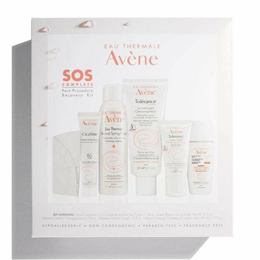 Fragrance Free Skincare * | Lower Prices Avene Sos Complete Post-Procedure Recovery Kit