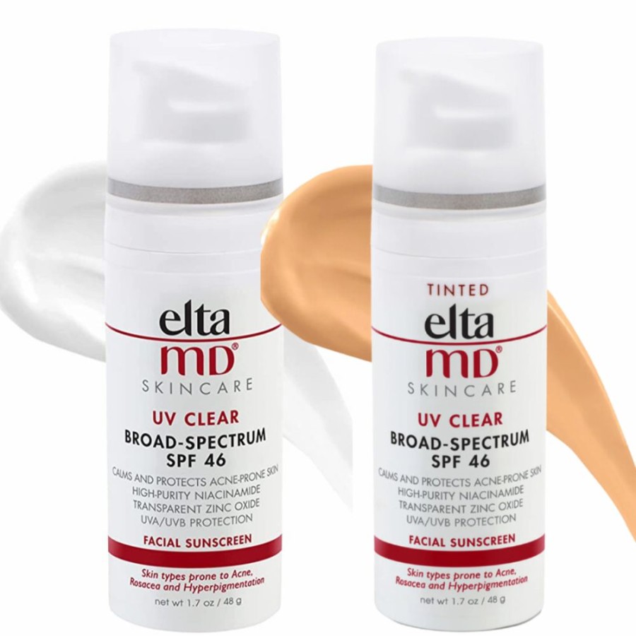 Sunscreen * | Attractive Eltamd Uv Clear Tinted And Untinted Spf 46 Duo