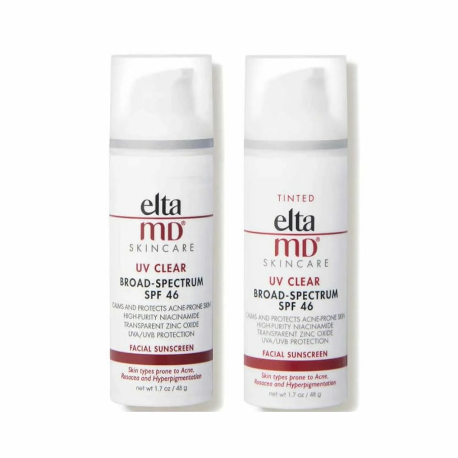 Sunscreen * | Attractive Eltamd Uv Clear Tinted And Untinted Spf 46 Duo