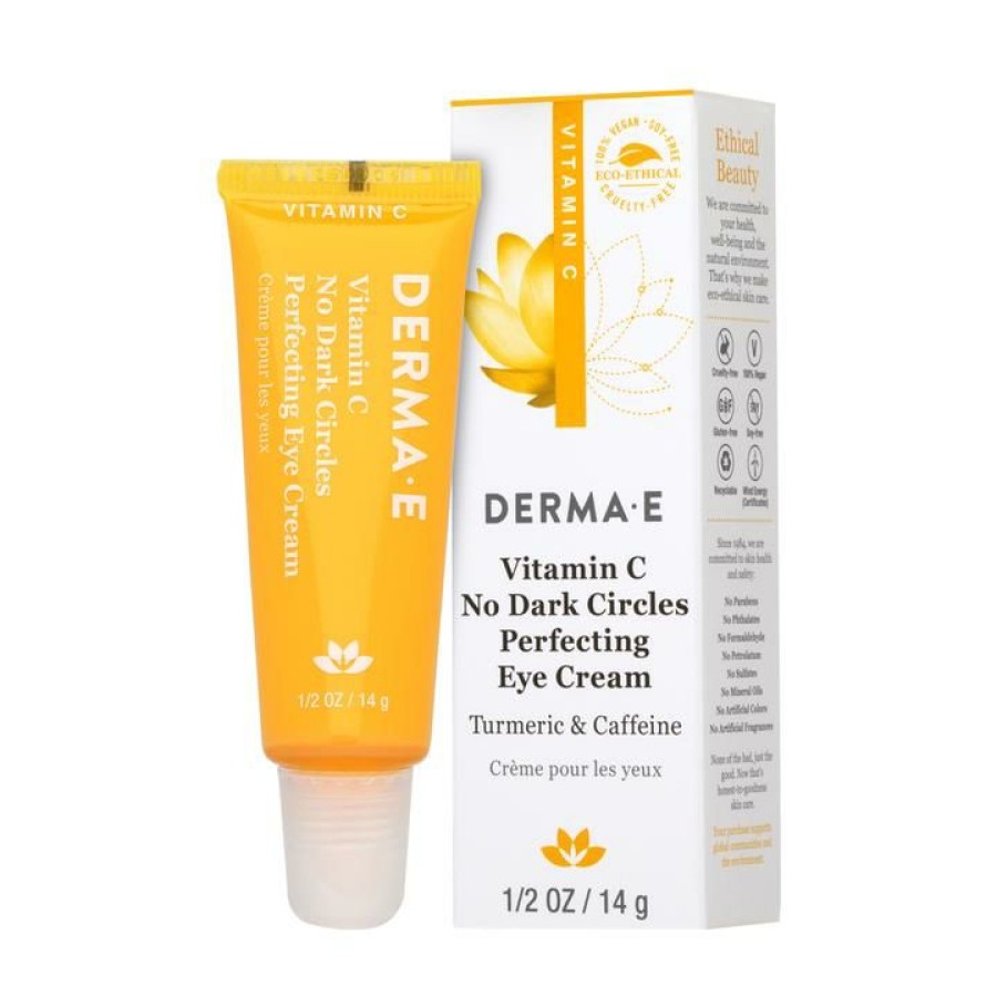 Moisturizers * | Flash Sale Derma E Vitamin C Eye Cream, No Dark Circles Perfecting Cream